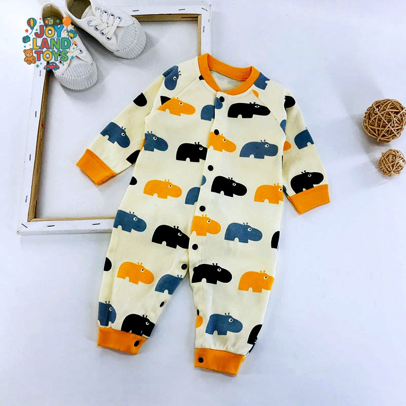 Joy Land Toys Cotton Baby Long Sleeve Romper Collection β 100% Cotton Infant Onesie