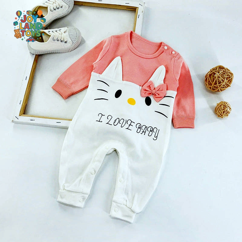 Joy Land Toys Cotton Baby Long Sleeve Romper Collection β 100% Cotton Infant Onesie