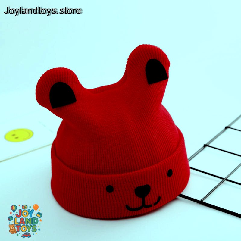 Joy Land Toys Baby Protective Cap – Soft Linen Cartoon Hat (Unisex)
