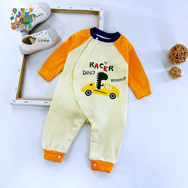 Joy Land Toys Cotton Baby Long Sleeve Romper Collection β 100% Cotton Infant Onesie
