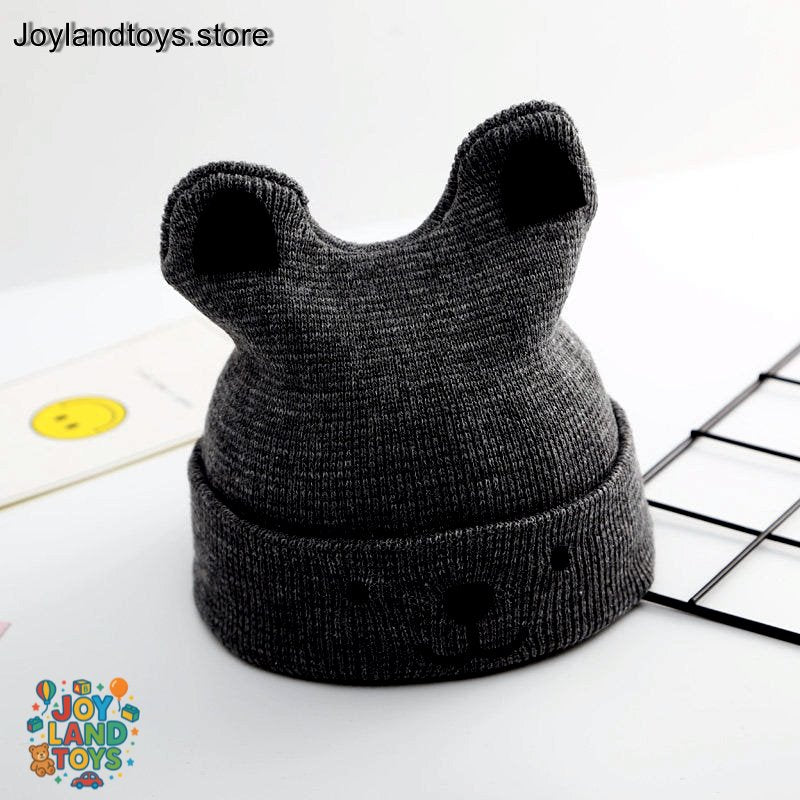 Joy Land Toys Baby Protective Cap – Soft Linen Cartoon Hat (Unisex)