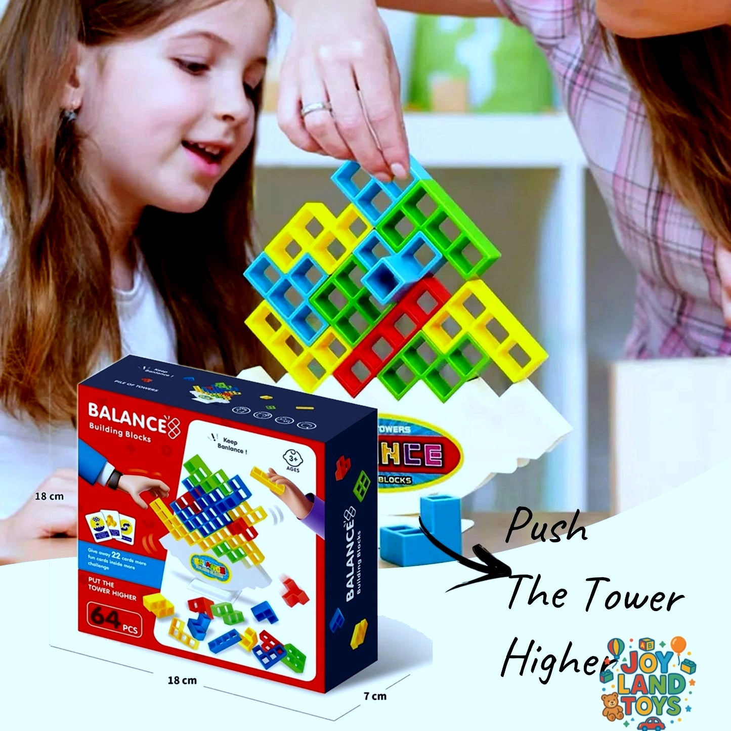 Joy Land Toy Balance Building Blocks β Educational Stacking & Balance Game for Kids and Adults