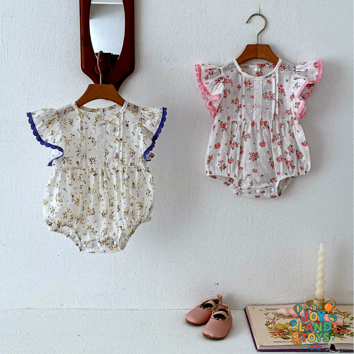 Joy Land Toys Cotton Baby Triangle Jumpsuit β Korean Style Summer Romper