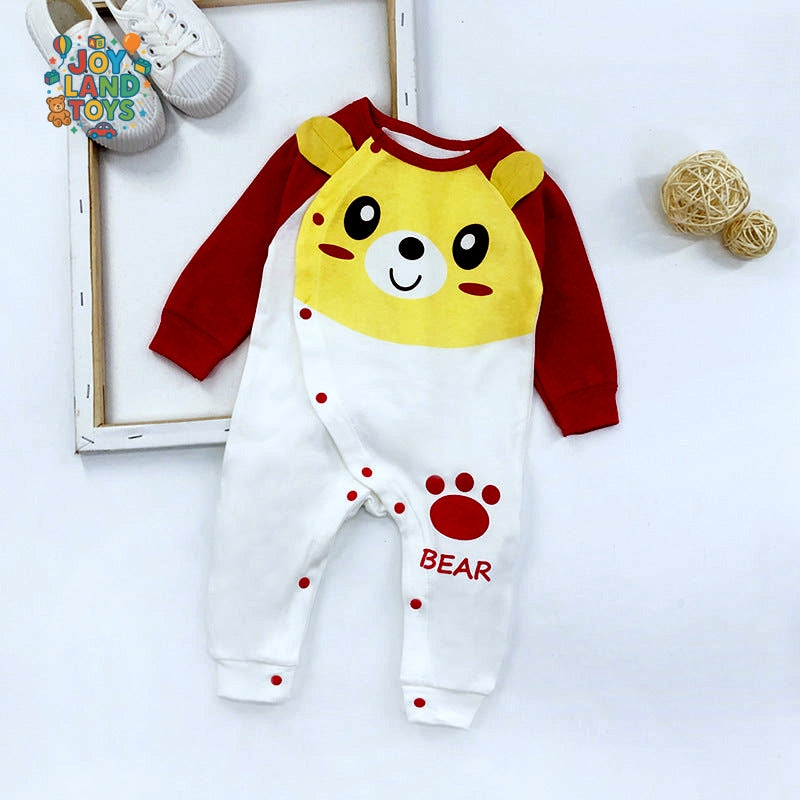 Joy Land Toys Cotton Baby Long Sleeve Romper Collection β 100% Cotton Infant Onesie