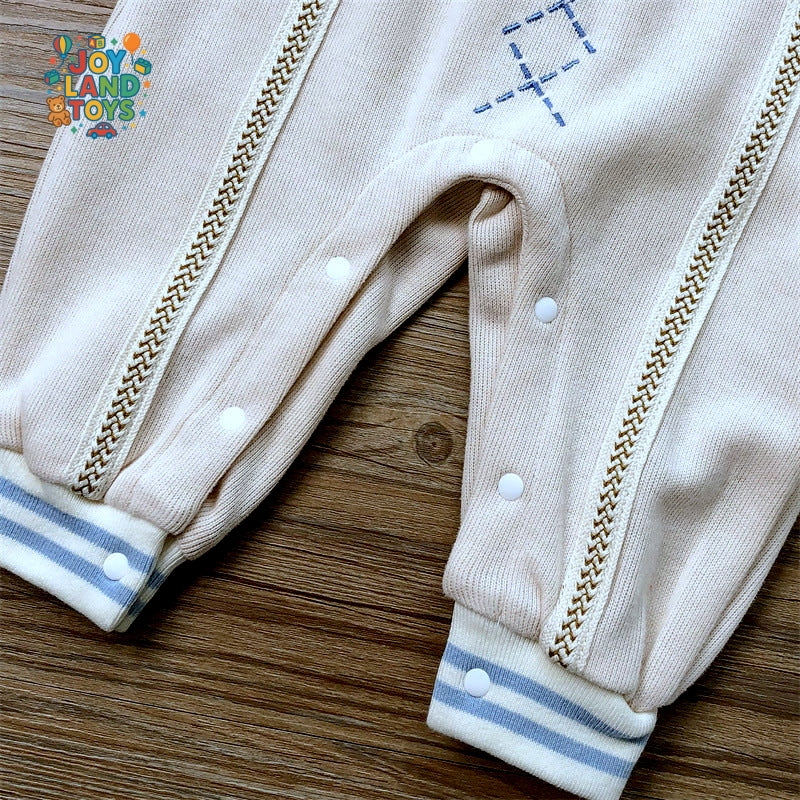 Joy Land Toys Cotton Baby Long Climbing Bodysuit β Soft & Stylish Outfit for Boys