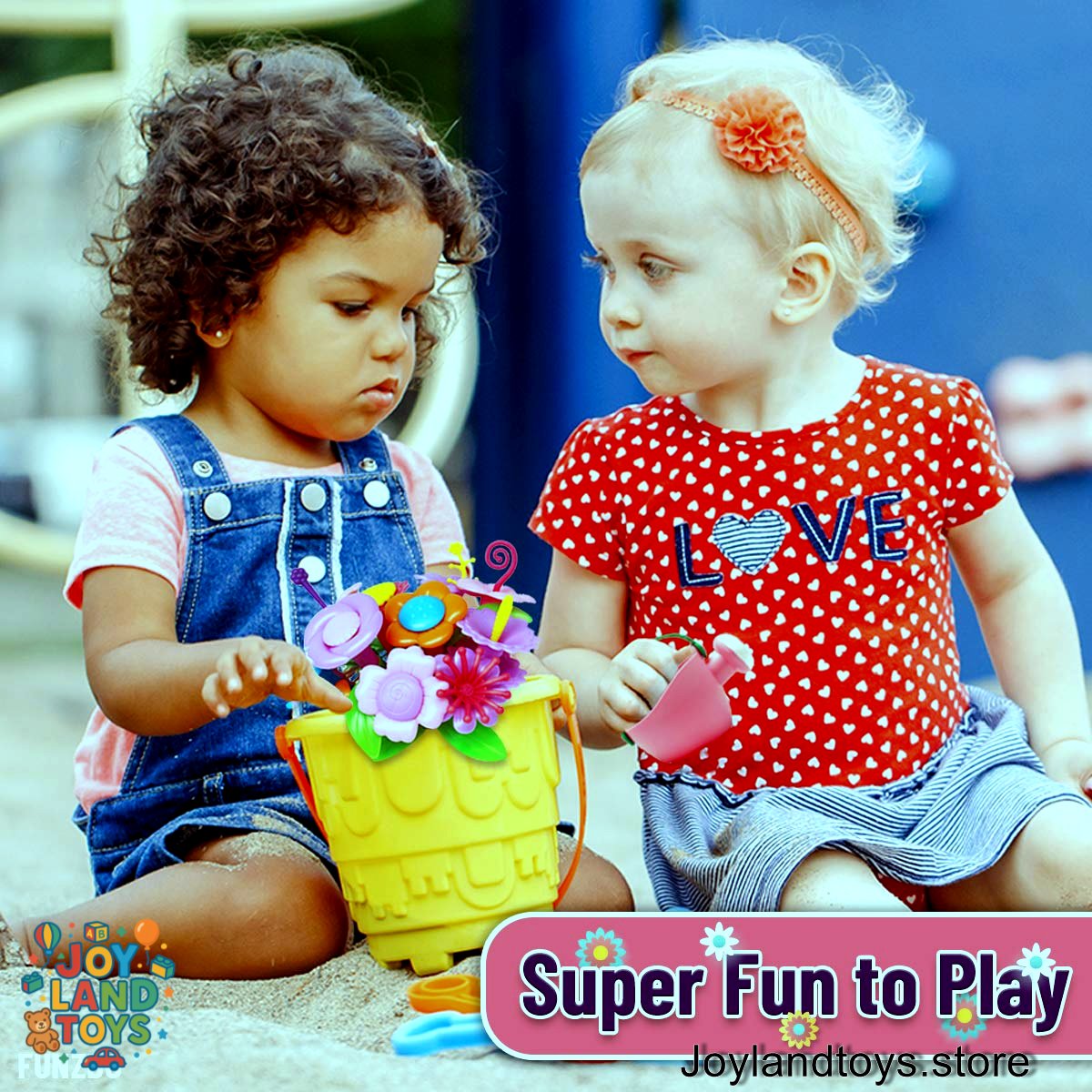 Joy Land Toys – 46 PCS Flower Garden Building Toy for Kids (STEM Educational Play Set)