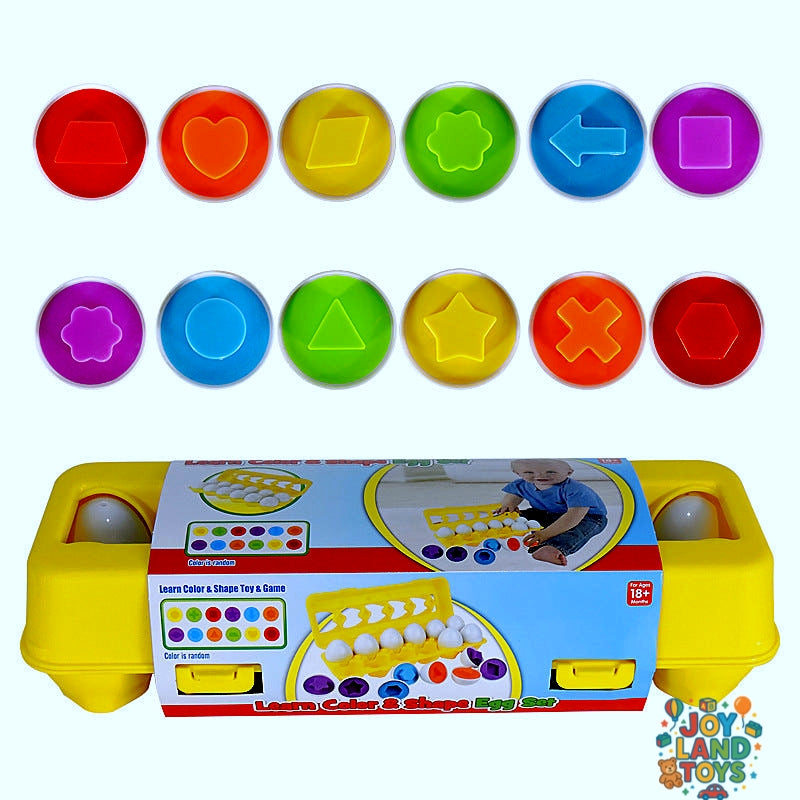 Joy Land Toys Baby Learning Educational Toy Smart Egg Toy Games Shape Matching Sorters Toys Montessori Eggs Toys For Kids Children