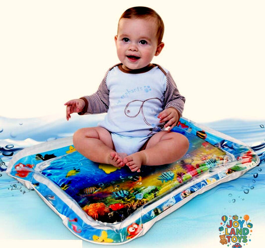 Joy Land Toys Baby Inflatable Water Play Mat – Tummy Time Sensory Toy for Infants