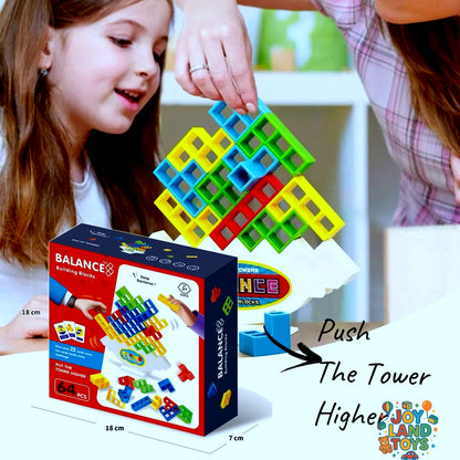 Joy Land Toy Balance Building Blocks – Educational Stacking & Balance Game for Kids and Adults
