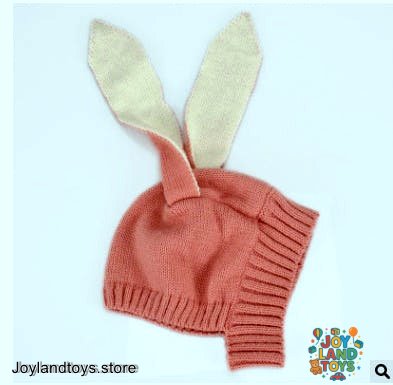 Joy Land Toys Baby Bunny Ear Knit Hat (6–18 Months)