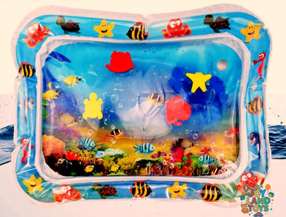 Joy Land Toys Baby Inflatable Water Play Mat – Tummy Time Sensory Toy for Infants