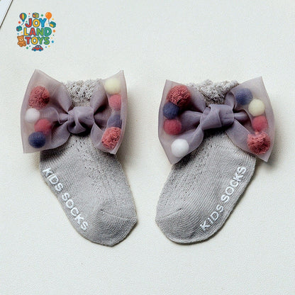 Joy Land Toys Cartoon Cotton Socks for Girls – Soft, Breathable &amp; Adorable Designs