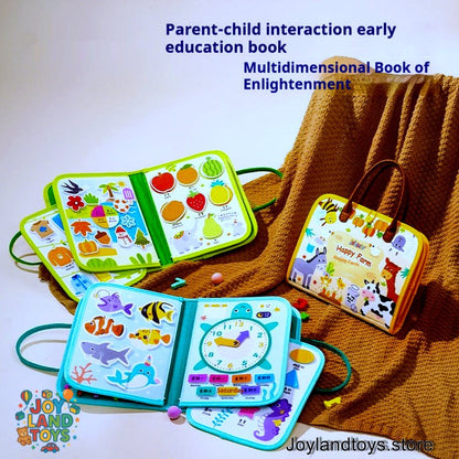 Joy Land Toys Tear Book – Soft Fabric Early Education Toy Set for Infants