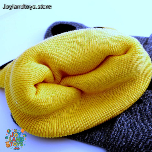Joy Land Toys Baby Protective Cap – Soft Linen Cartoon Hat (Unisex)