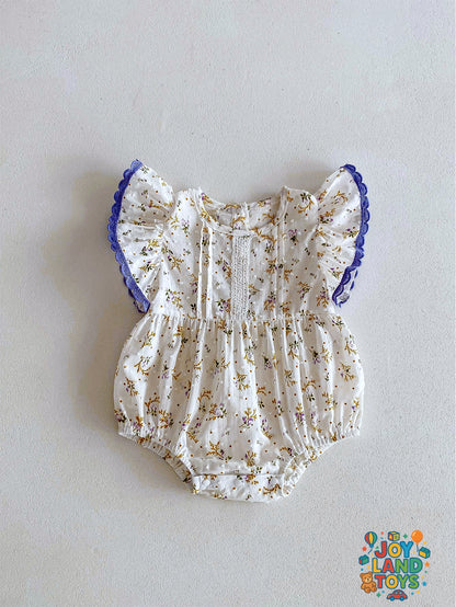 Joy Land Toys Cotton Baby Triangle Jumpsuit – Korean Style Summer Romper