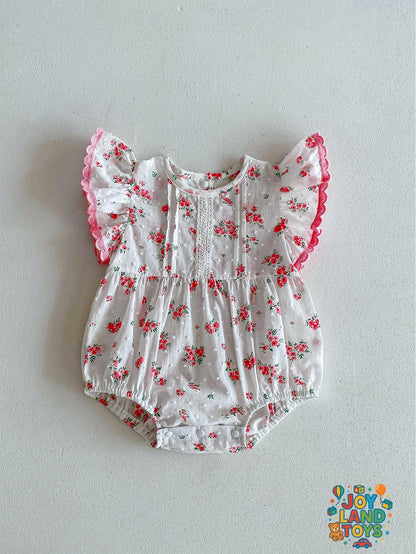 Joy Land Toys Cotton Baby Triangle Jumpsuit – Korean Style Summer Romper